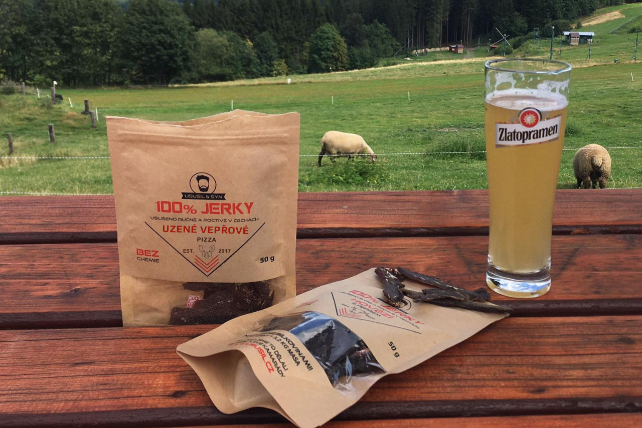 Uzené vepřové pizza